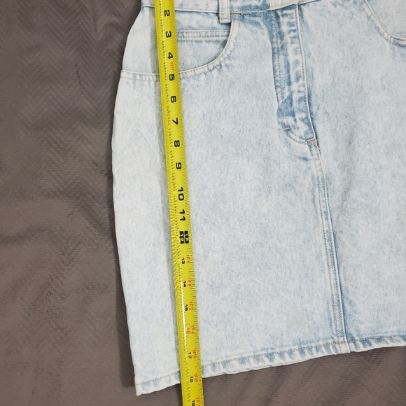 Vintage Major Damage Demin Skirt - Picture 8 of 9